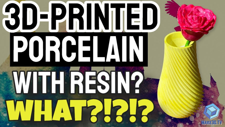 3D Printing Porcelain in Resin-- WHAT?!?!?