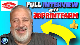 Full Interview with 3DPrintFarm: Making Money w/ 3D Printing, Mono Screens & More!