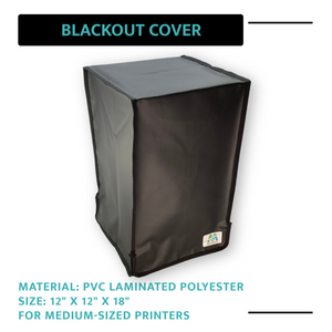 Mach5ive Elite Blackout Cover for Resin 3D Printers - 12"W x 12"L x 18"H - Mach5ive